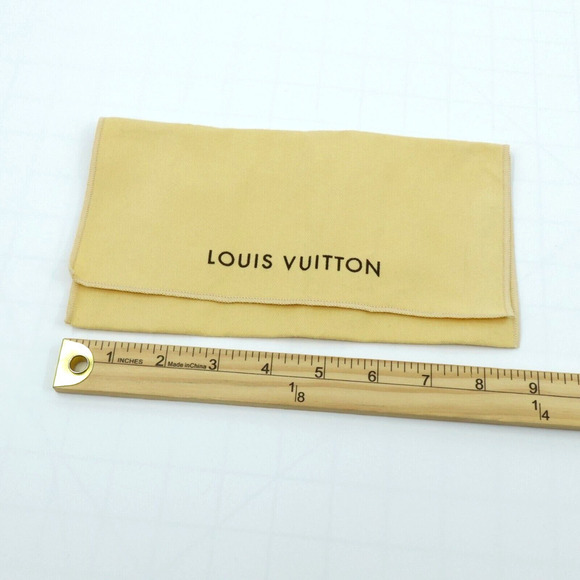 LOUIS VUITTON Dust Bag Size Small Beige Flap Accessories 9" x 5" - Picture 8 of 9